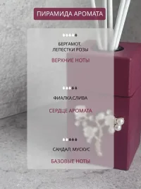 Аромадиффузор из гипса сакура бергамот слива