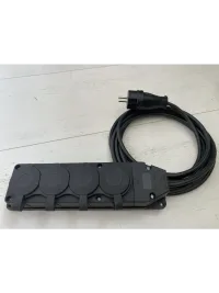 Удлинитель уличный ip44 (ПВС 3х1.5), 4 розетки 10 метров.
