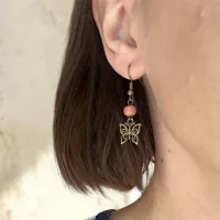 Серьги ,, Тёплая осень,,