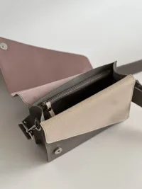 Сумка из натуральной кожи Оригами