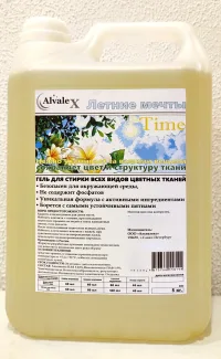 Гель - концентрат для стирки "Time" "Летние мечты" 5 кг