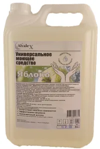 Универсальное высокопенное моющее средство для любой поверхности "UNIVERSAL FOAM" с ароматом Яблоко 5кг.