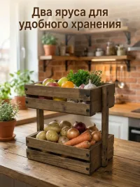 Этажерка для хранения овощей и фруктов