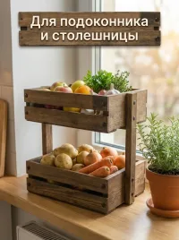 Этажерка для хранения овощей и фруктов