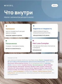 Маска для волос возрождающая MIVIXIL - Revitalising hair mask, 300мл