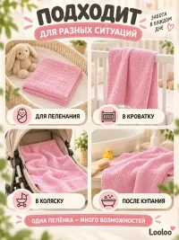 Муслиновые пеленки для новорожденных
