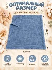 Муслиновые пеленки для новорожденных