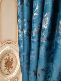 Шторы 300*270 бархатный мрамор с золотом