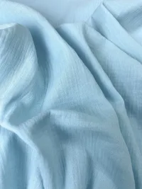 Муслин двухслойный бирюзовый
