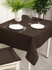 Скатерть на стол прямоугольная 120x150 рогожка