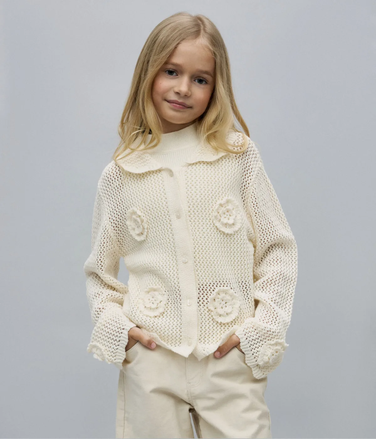 GIRLS cardigan/Кардиган детский/SS25TKG042
