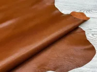 Аньелли цв. Коричневый / Agnelli Veg Dark Safron, толщ. 1,0-1,2 мм, натуральная кожа