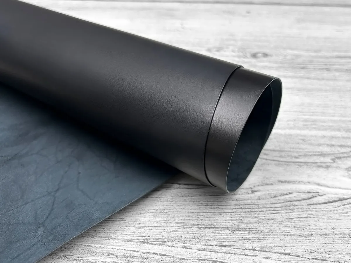 Талко цв. Черный / Talco Wax Nero, толщ. 0,8-1,0 мм, натуральная кожа