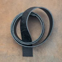 Ременная заготовка Чарро цв. Черный / Charro Nero, толщ. 3,3+ мм