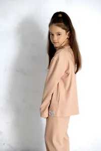 Костюм "лапша" пудровый