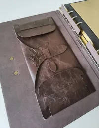 Блокнот Золотой Снитч, экокожа