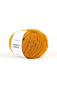 Пряжа TWEED’N MERINO O'YARN с коричнево-черными крапинками, 500г
